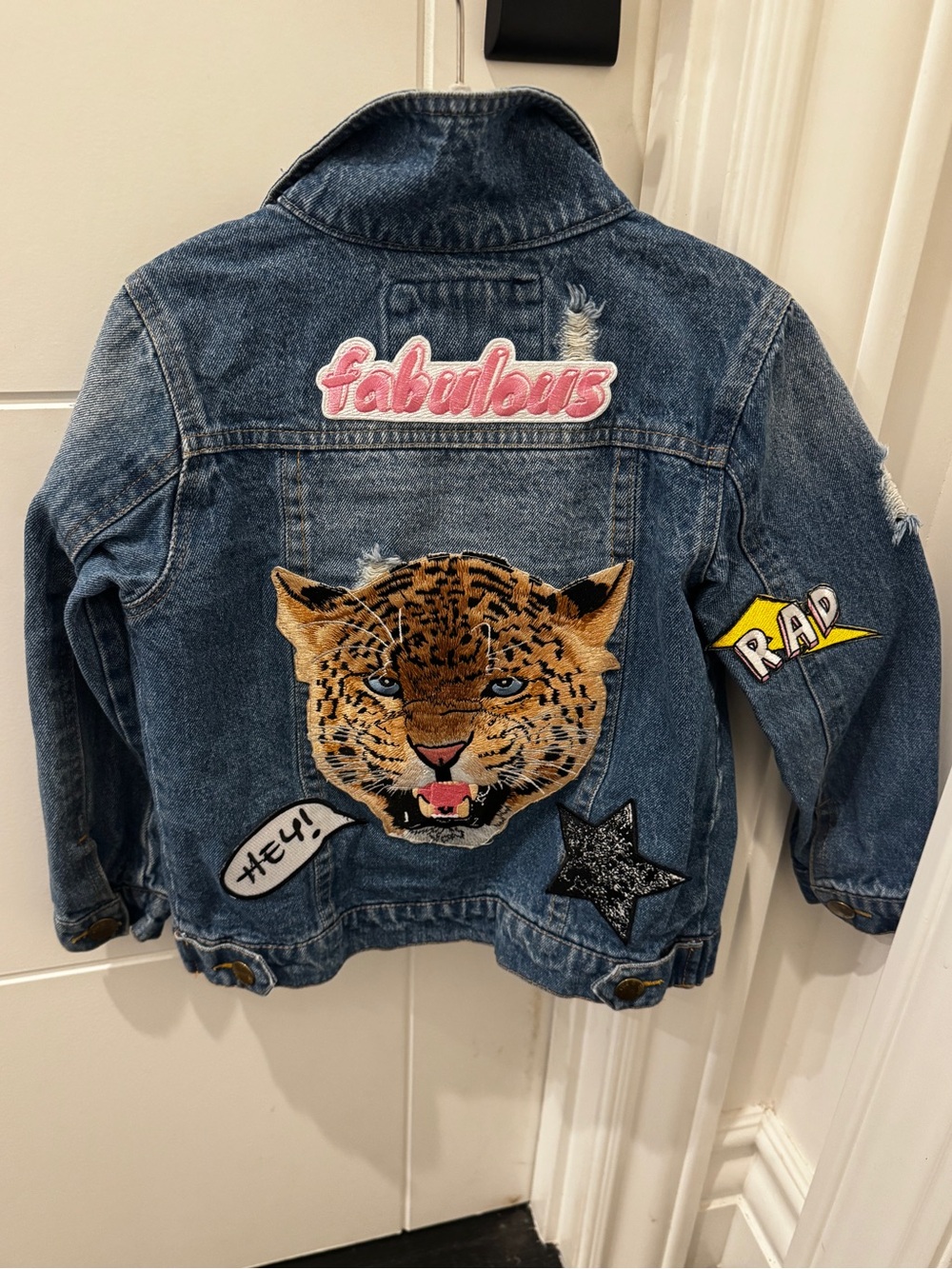 Kids Custom Denim Jacket with Patches